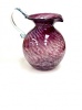Jug Art Glass Purple